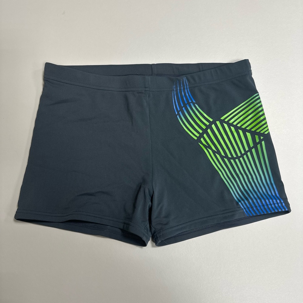 Arena Men’s Gray Square Leg Swim Trunks